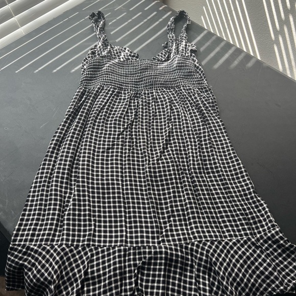 AE Ruffle Plaid Print Ruffle Mini Dress - Picture 7 of 10